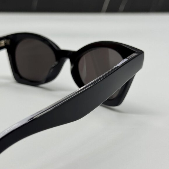 NEW BB0230S 001 BALENCIAGA BLACK CAT EYE WOMEN BALENCIAGA SUNGLASSES - Picture 6 of 12